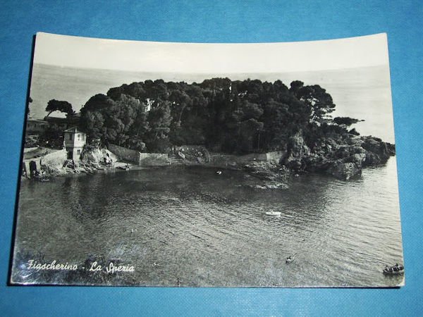 Cartolina Fiascherino (La Spezia) - Veduta 1954.