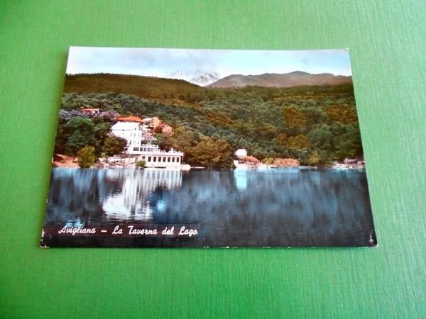 Cartolina Avigliana - La Taverna del Lago 1964