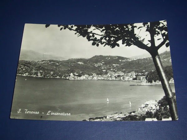 Cartolina S. Terenzo - L' insenatura 1957.