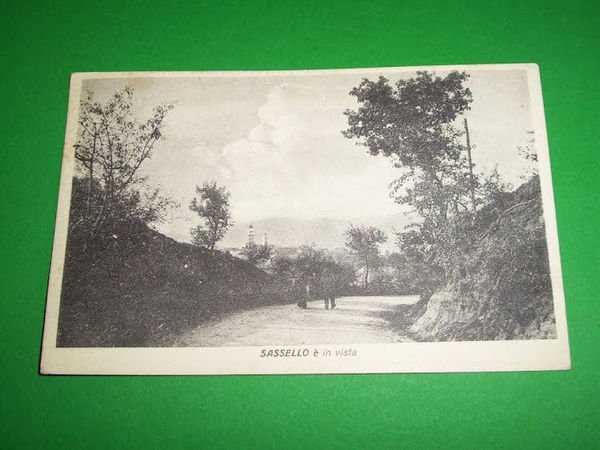 Cartolina Sassello è in vista . 1928.