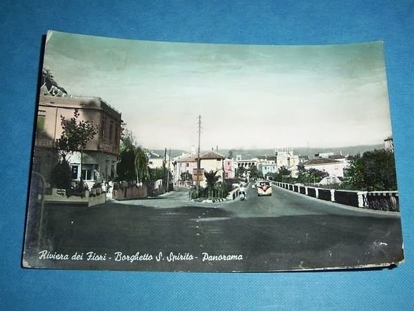Cartolina Borghetto Santo Spirito - Panorama 1959