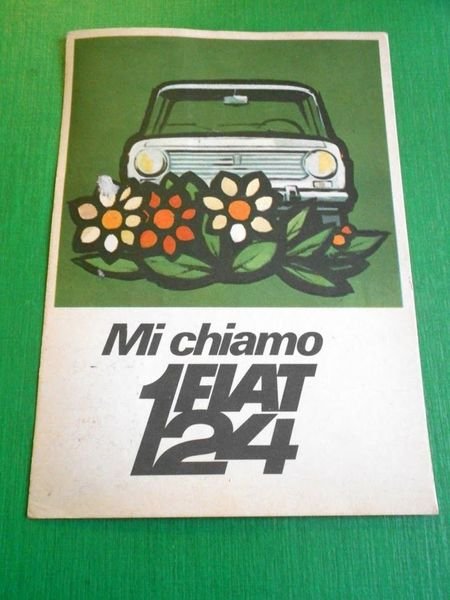 Cartolina Lotteria di Capodanno RAI - Fiat 124 1966.