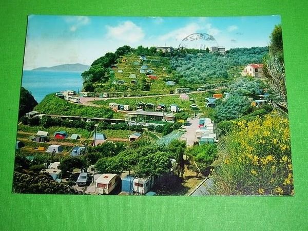 Cartolina Albissola Capo - Campeggio Anita 1972