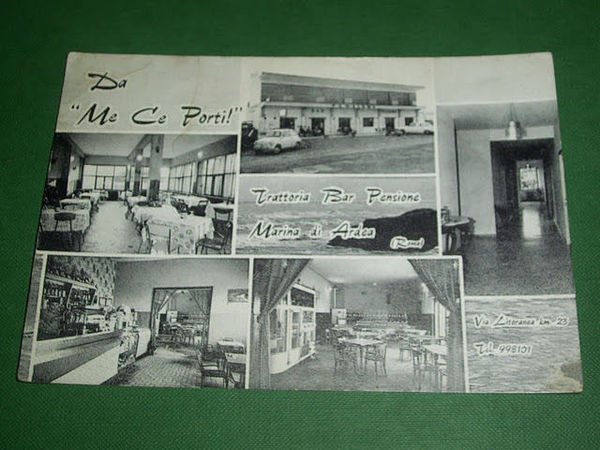 Cartolina Marina di Ardea - Vedute diverse 1968.