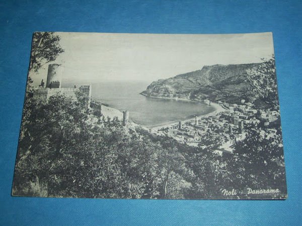 Cartolina Noli - Panorama generale 1956