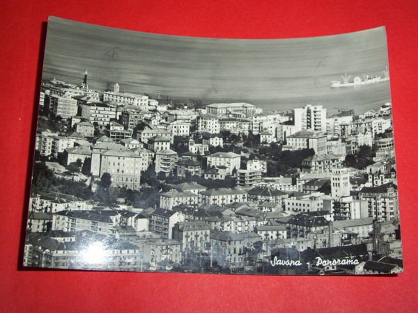 Cartolina Savona - Panorama generale 1955 ca