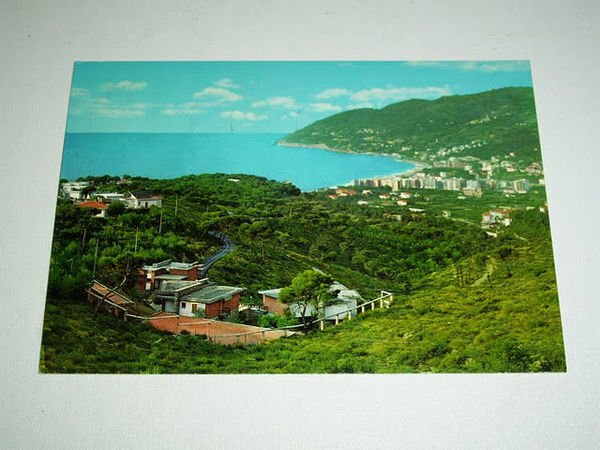 Cartolina Marina di Andora - Panorama da levante 1981