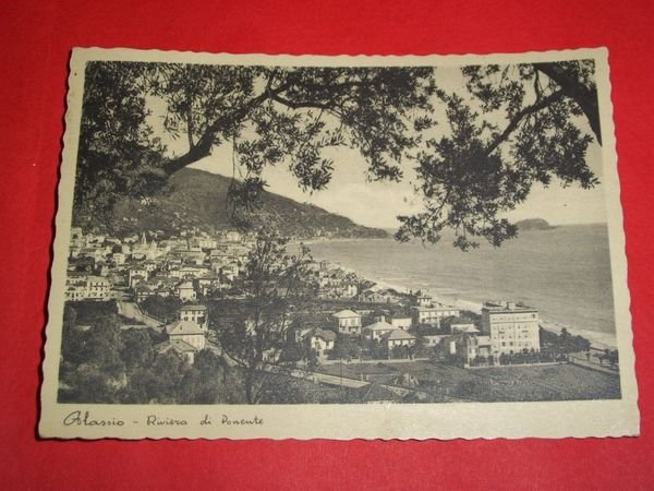 Cartolina Alassio - Riviera di Ponente 1942.