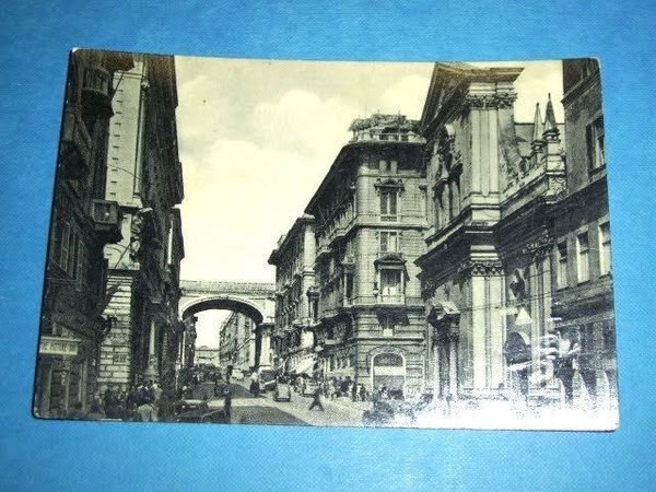Cartolina Genova - Via XX Settembre - 1953.