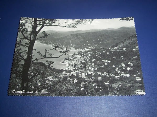 Cartolina Camogli visto da Ruta 1958.