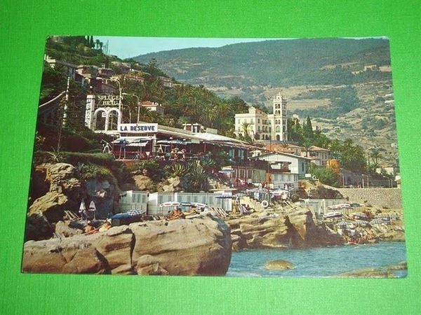 Cartolina Bordighera - Capo Ampelio e Rist. La Eèserve