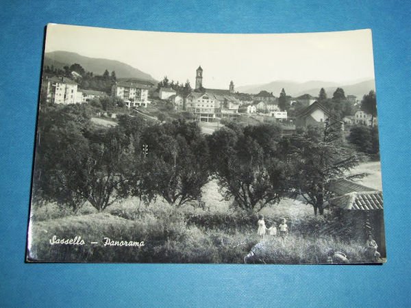 Cartolina Sassello (Savona) - Panorama generale 1964.