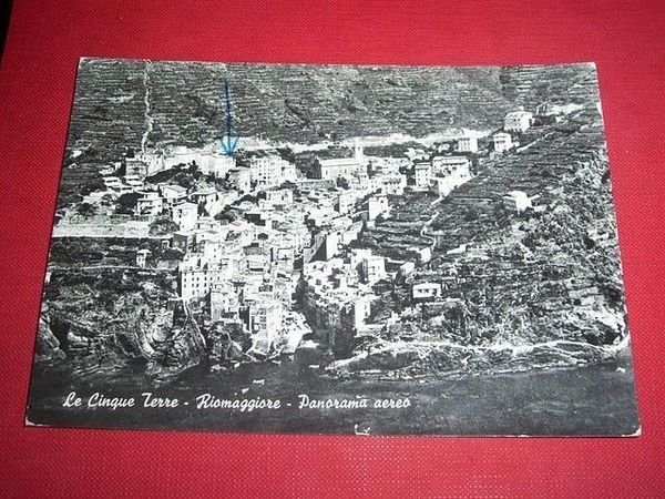 Cartolina Le Cinque Terre - Riomaggiore - Panorama 1964.