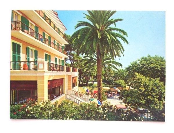 Cartolina Diano Marina - Hotel Palm Beach 1970 ca