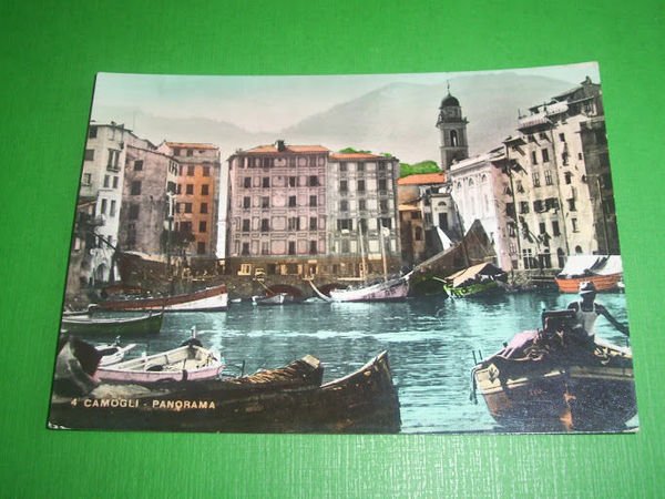 Cartolina Camogli - Panorama 1955 ca.