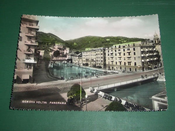 Cartolina Genova Voltri - Panorama 1955 ca.