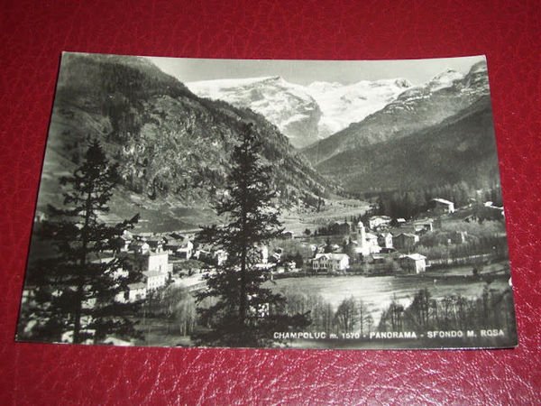 Cartolina Valle d' Aosta - Champoluc - Panorama e M. …