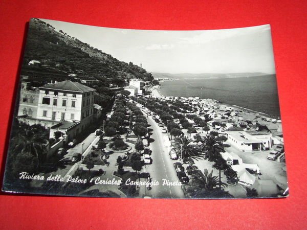 Cartolina Ceriale - Campeggio Pineta 1963.