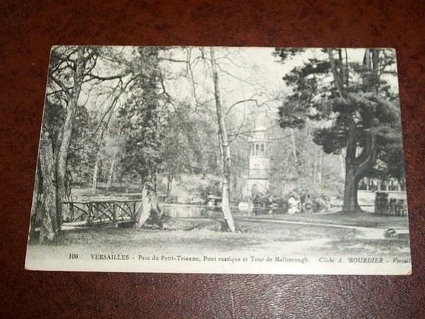 Cartolina Versailles - Parc du Petit Trianon 1903