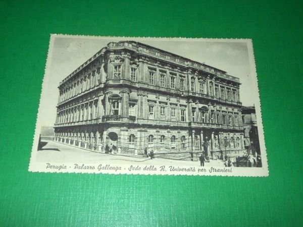 Cartolina Perugia - Palazzo Gallenga - Sede della R. Università …