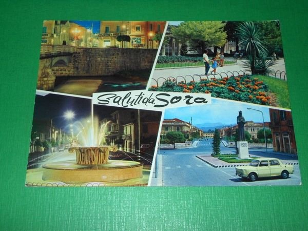 Cartolina Saluti da Sora ( Frosinone ) - Vedute diverse …