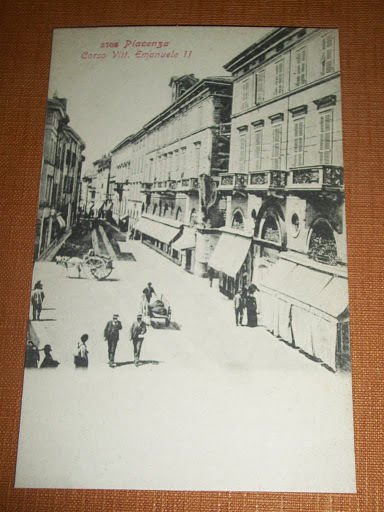 Cartolina Piacenza - Corso Vittorio Emanuele II 1910 ca.