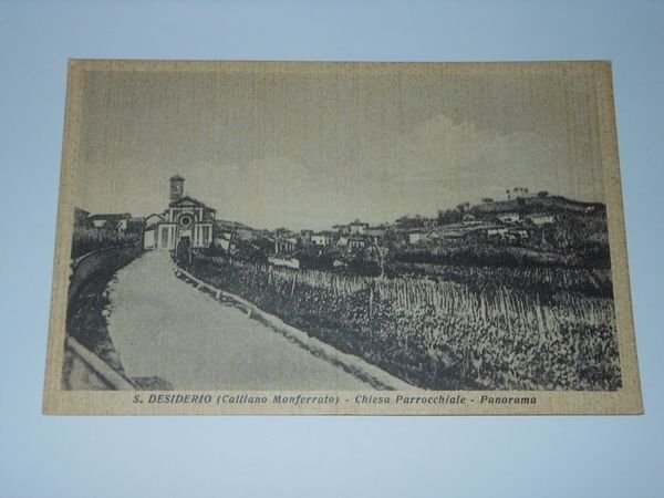 Cartolina S. Desiderio ( Calliano Monferrato ) - Chiesa Parrocchiale …