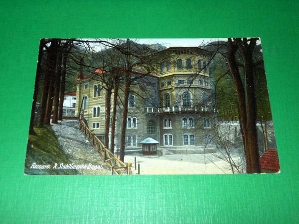 Cartolina Recoaro - R. Stabilimento Bagni 1910