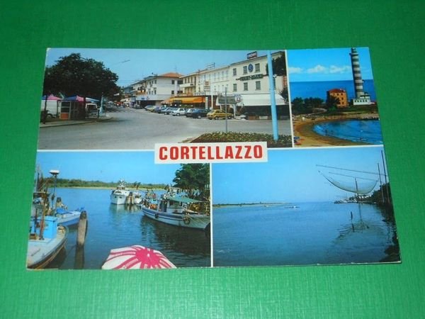 Cartolina Cortellazzo - Vedute diverse 1988