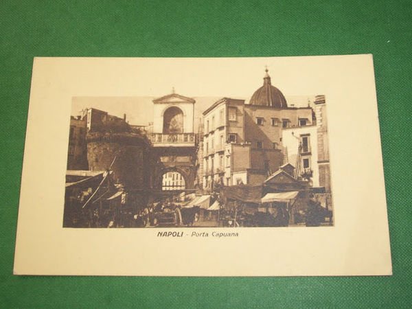 Cartolina Napoli - Porta Capuana 1914