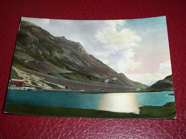 Cartolina Valle Stura - Argentera - Lago Maddalena 1954.
