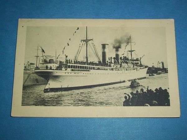 Cartolina Navigazione Lloyd Sabaudo Principessa Maria. | Immagine principale