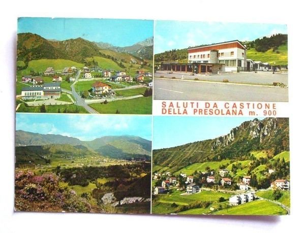 Cartolina Castione della Presolana vedute diverse 1973. | Immagine principale