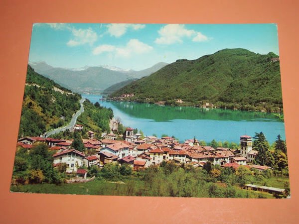 Cartolina Brusimpiano (Lago di Lugano) - Veduta 1966.
