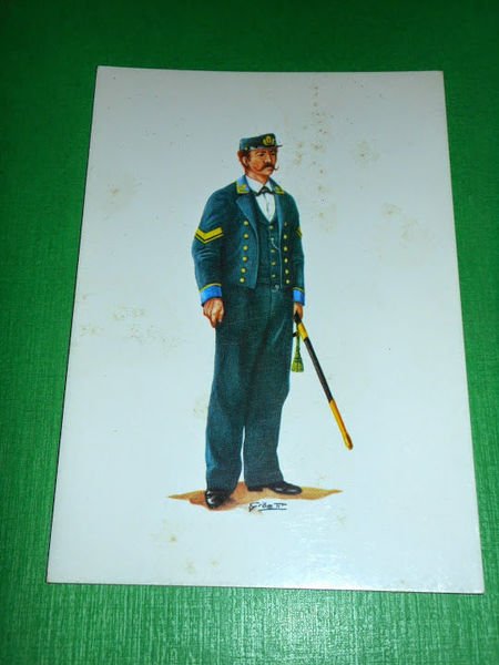 Cartolina Militaria Uniformi Guardia di Finanza - Sottobrigadiere di mare