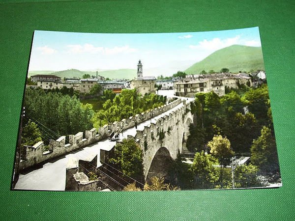 Cartolina Dronero ( Cuneo ) - Panorama generale 1963.