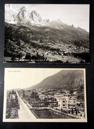 Cartoline di Arcisate e Frassenè a F. Mompellio 1945/60.