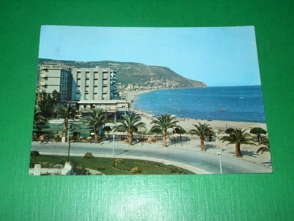 Cartolina Pietra Ligure - Hotel Stella Maris 1960 .