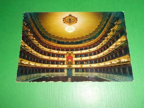 Cartolina Cremona - Teatro Ponchielli - Interno 1970
