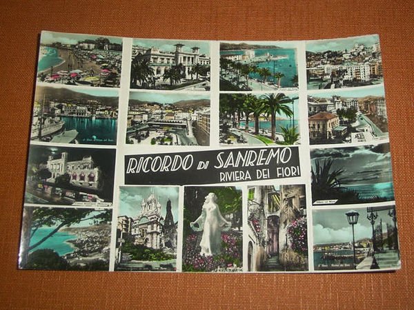 Cartolina Sanremo - Vedute diverse 1958.