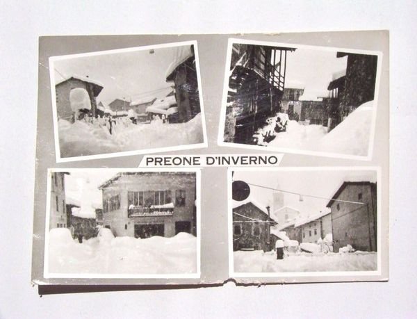 Cartolina Preone ( Carnia ) - Vedute diverse 1983