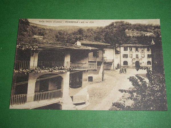 Cartolina Valle Gesso ( Cuneo ) - Roaschia 1910 ca.