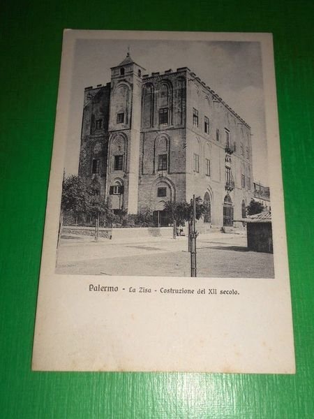 Cartolina Palermo - La Zisa - Costruzione del XII secolo …