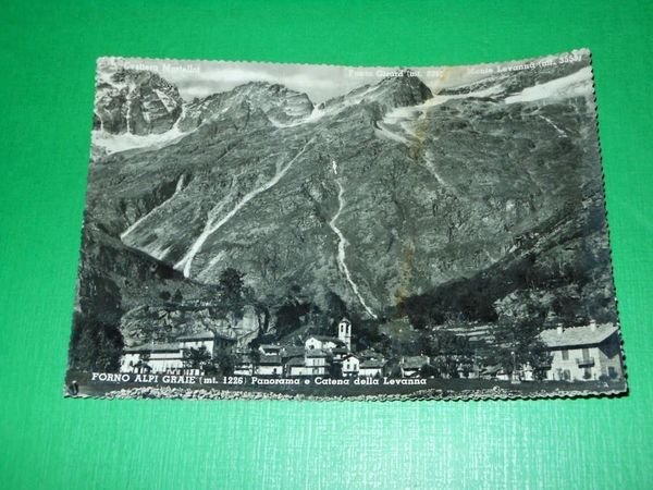 Cartolina Forno Alpi Graie - Panorama e Catena della Levanna …