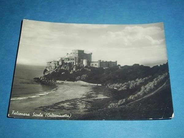 Cartolina Falconara Sicula (Caltanissetta) - Veduta '55.