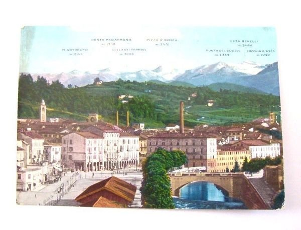 Cartolina Mondovì ( Cuneo ) - Panorama 1964. | Immagine principale