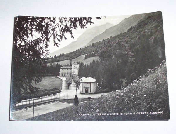Cartolina Tartavalle Terme - Grande Albergo 1952