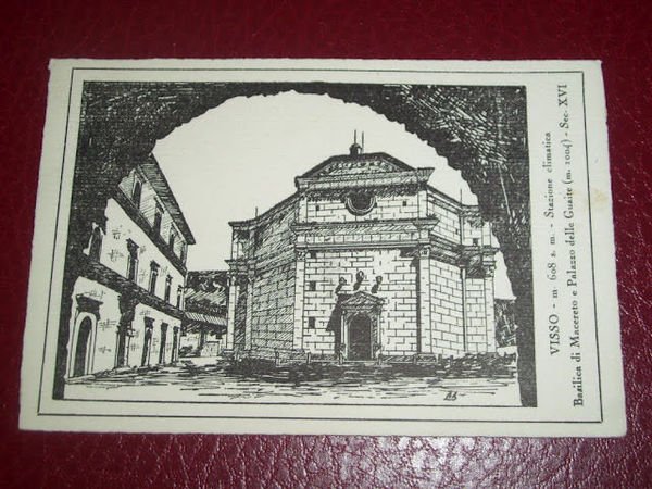 Cartolina Visso ( Macerata ) - Basilica di Macereto e … | Immagine principale