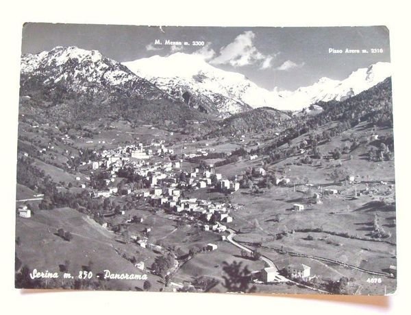 Cartolina Serina ( Bergamo ) - Panorama 1962.