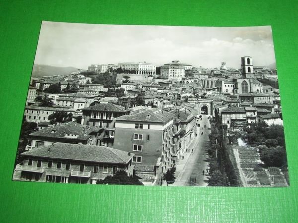 Cartolina Perugia - Panorama 1959.